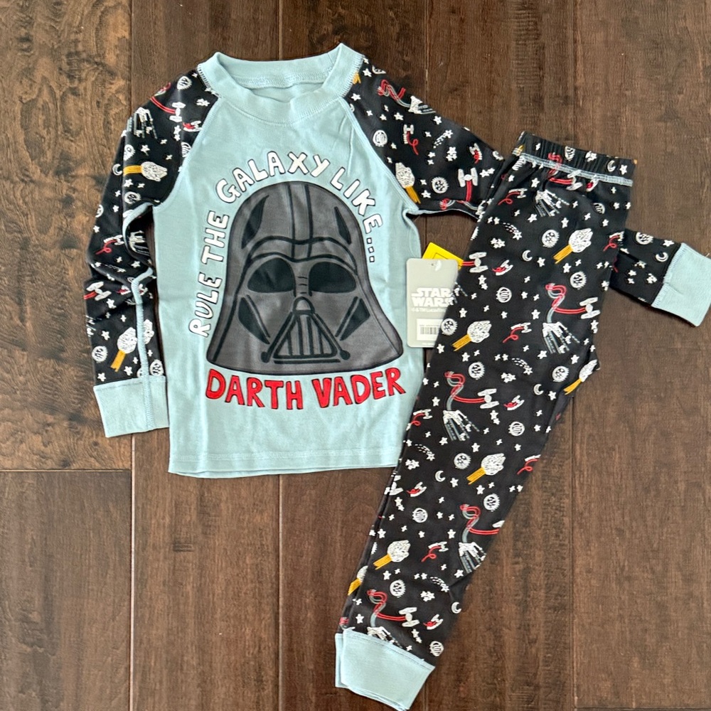 NWT Star Wars Kids Pajama Set - Rule the Galaxy like Darth Vader